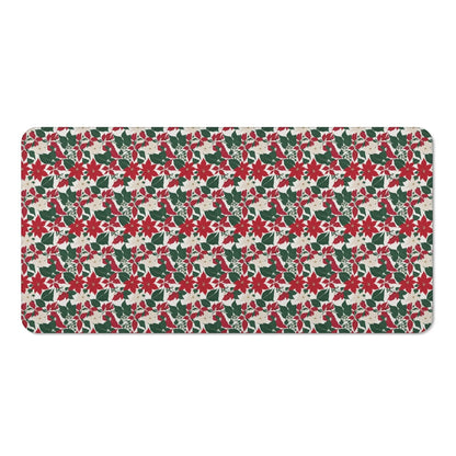 Red and White Poinsettia Bath Towel - DeRose Seasonal