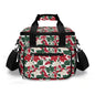 Red and White Poinsettia Flower Insulated Leakproof Cooler Bag Lunch Box - DeRose Seasonal