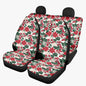 Red and White Poinsettia Flower Vehicle Bundle - DeRose Seasonal