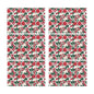 Red and White Poinsettia Flower Polyester Table Placemat (set of 6) - DeRose Seasonal