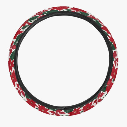 Red and White Poinsettia Flower Vehicle Bundle - DeRose Seasonal