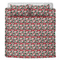 Red and White Poinsettia Flower3 Pcs Beddings - DeRose Seasonal