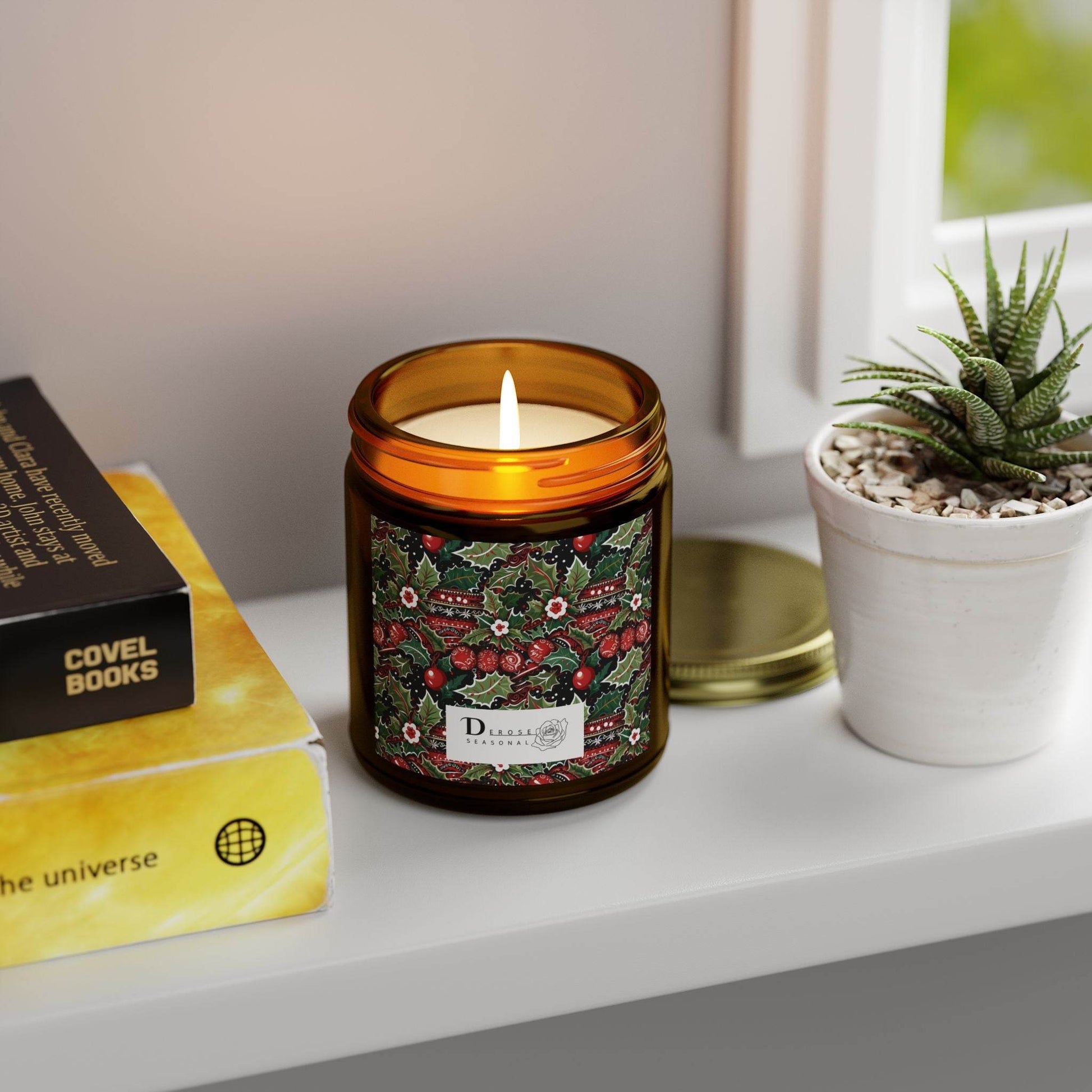 Scented Christmas Candle (4oz, 9oz) - DeRose Seasonal