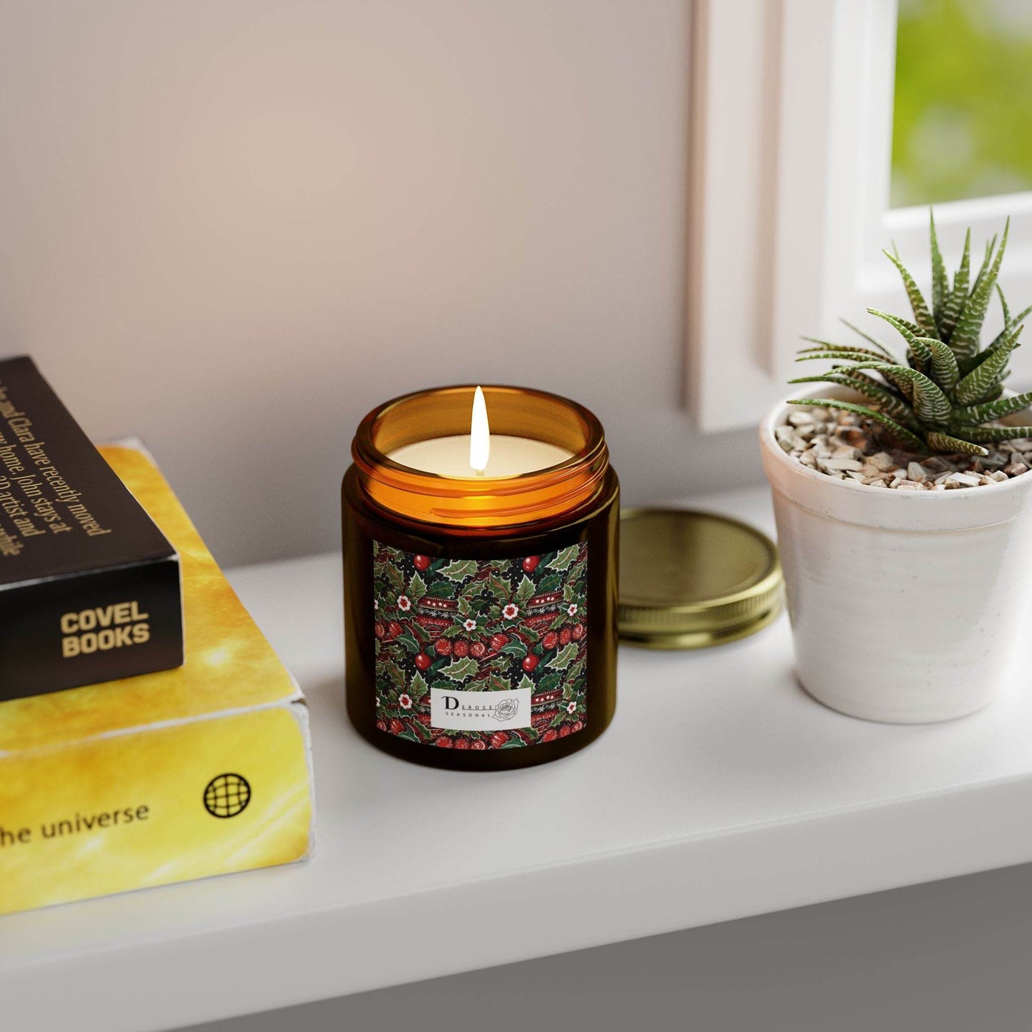 Scented Christmas Candle (4oz, 9oz) - DeRose Seasonal