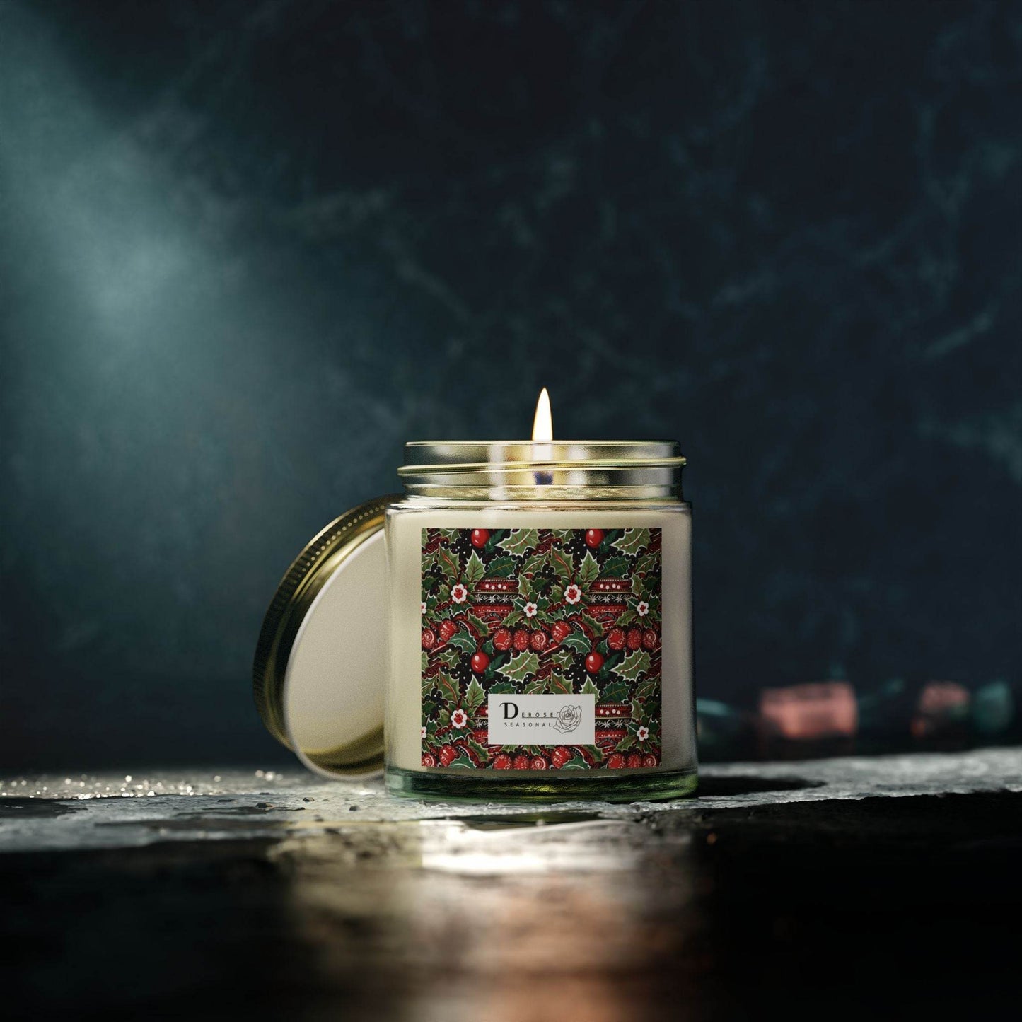Scented Christmas Candle (4oz, 9oz) - DeRose Seasonal