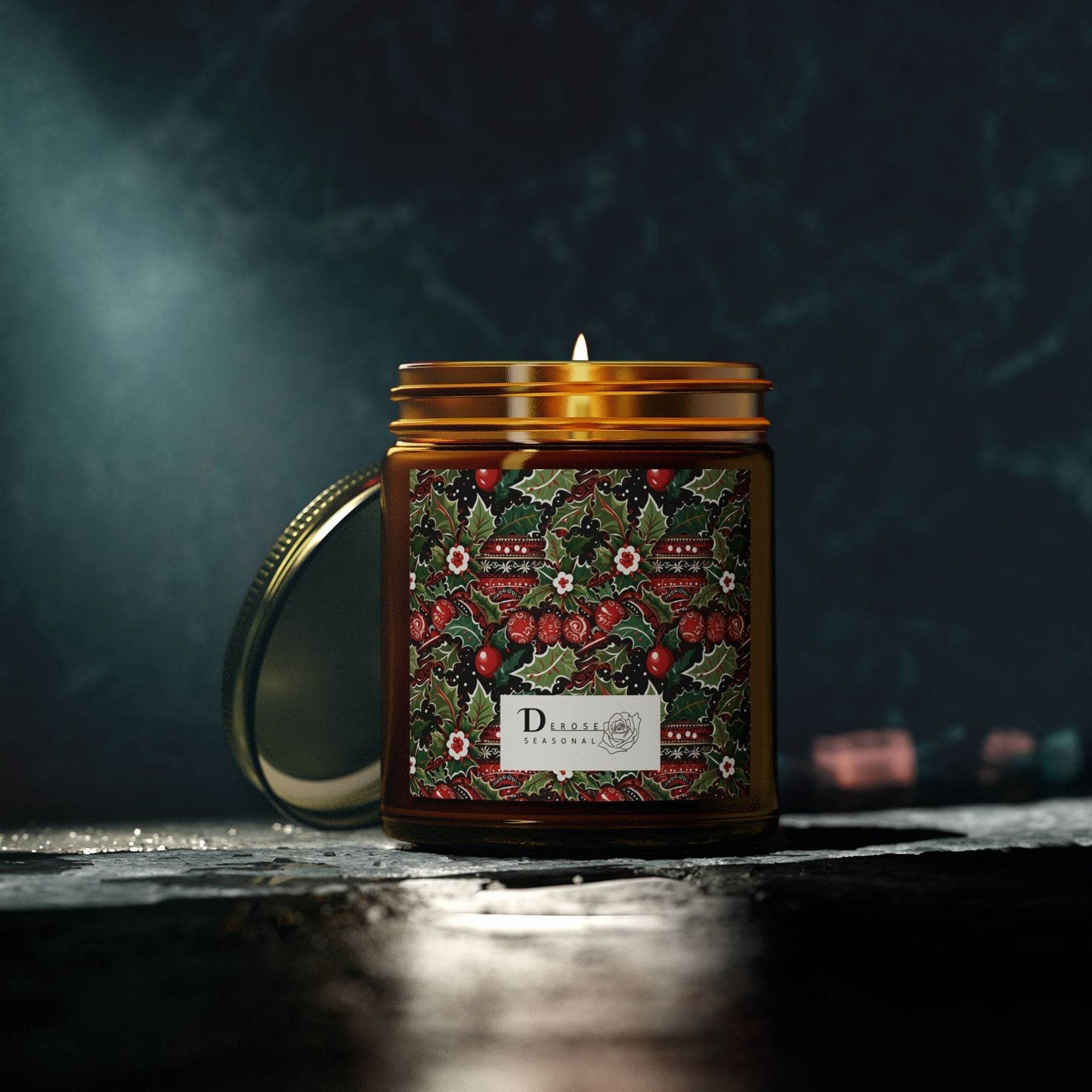 Scented Christmas Candle (4oz, 9oz) - DeRose Seasonal