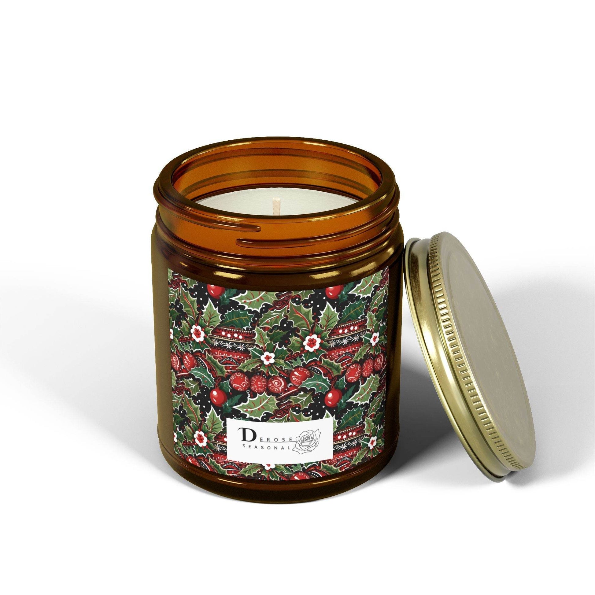Scented Christmas Candle (4oz, 9oz) - DeRose Seasonal