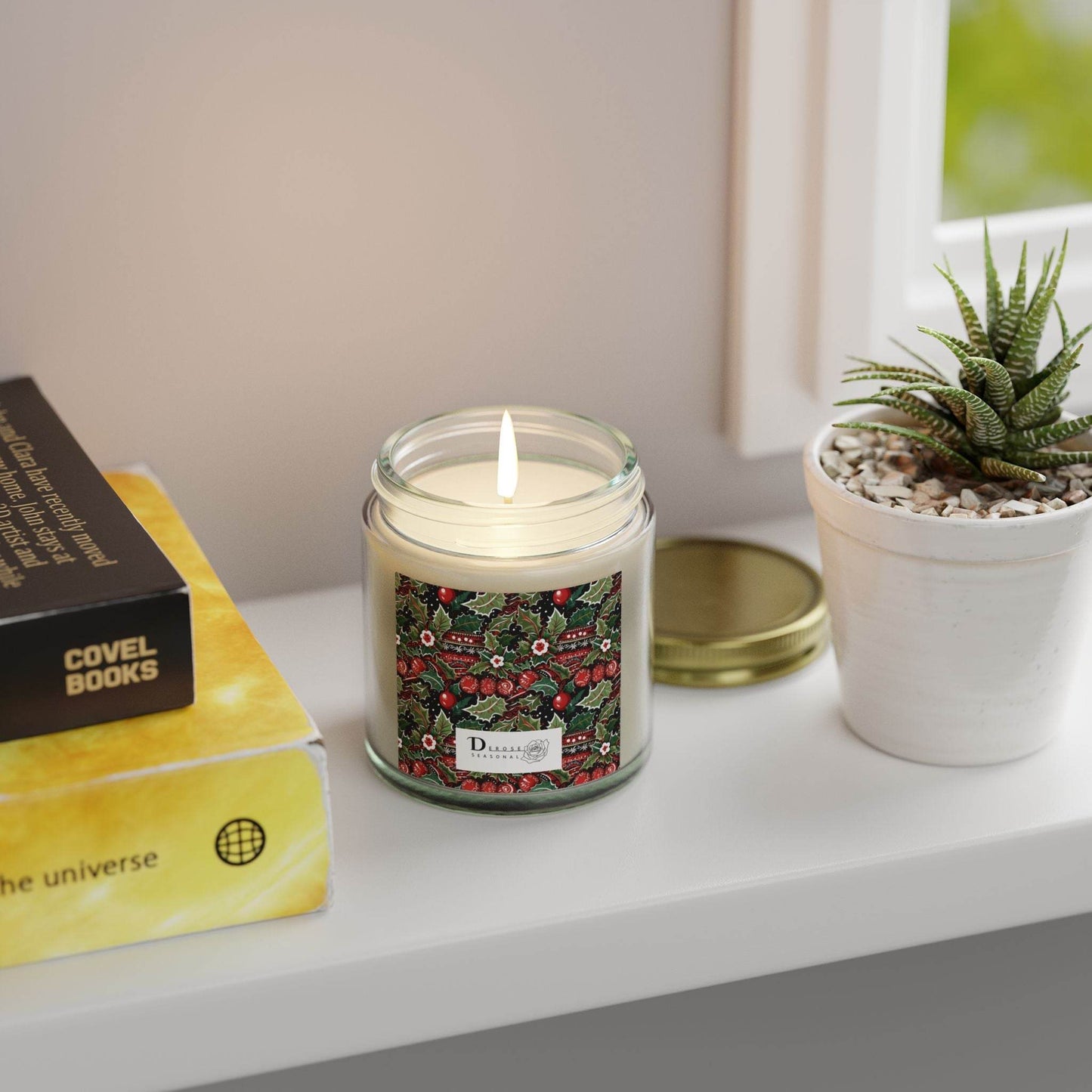 Scented Christmas Candle (4oz, 9oz) - DeRose Seasonal