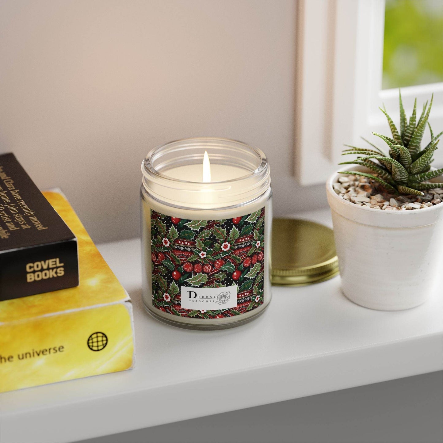 Scented Christmas Candle (4oz, 9oz) - DeRose Seasonal