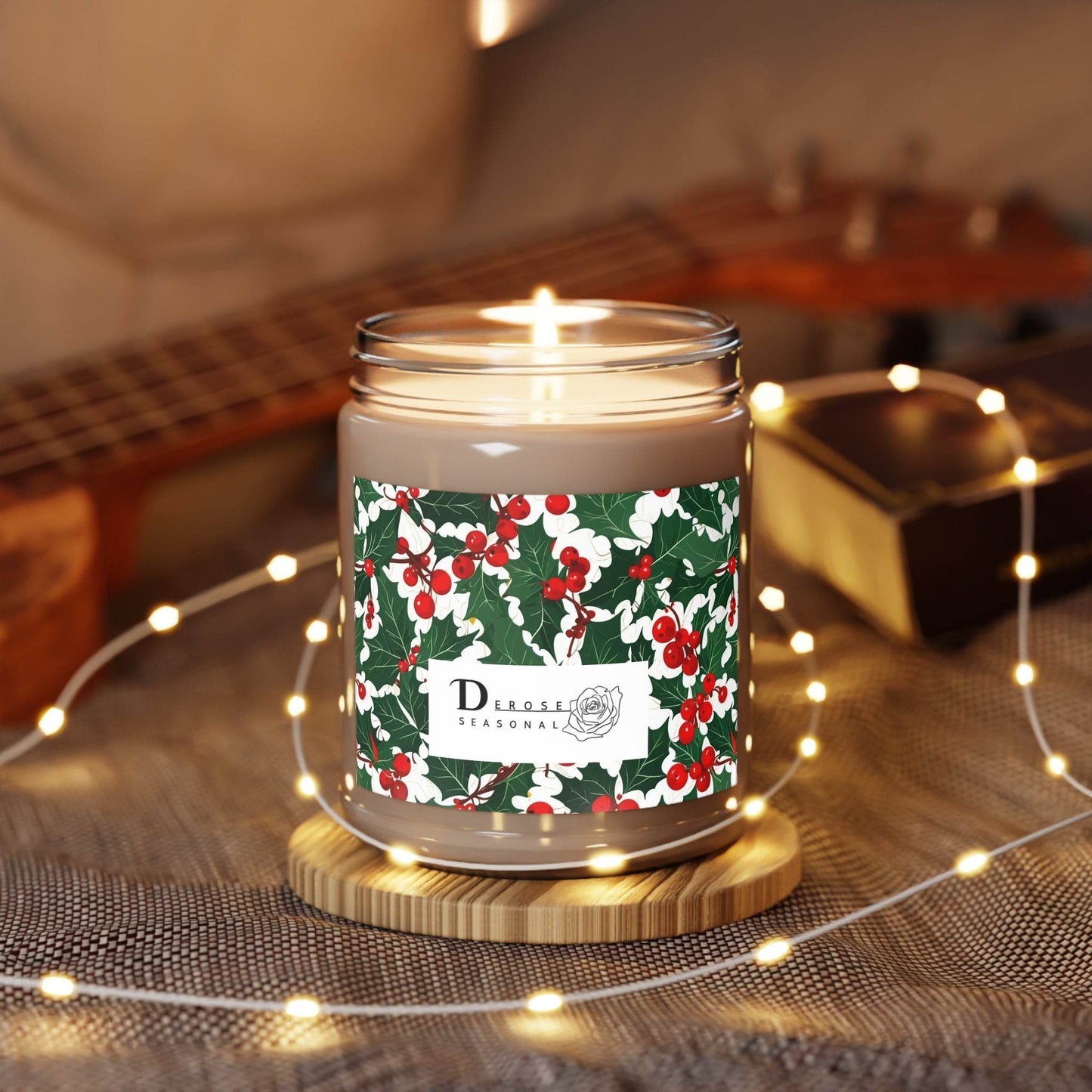 Scented Christmas Candle, 9oz - DeRose Seasonal
