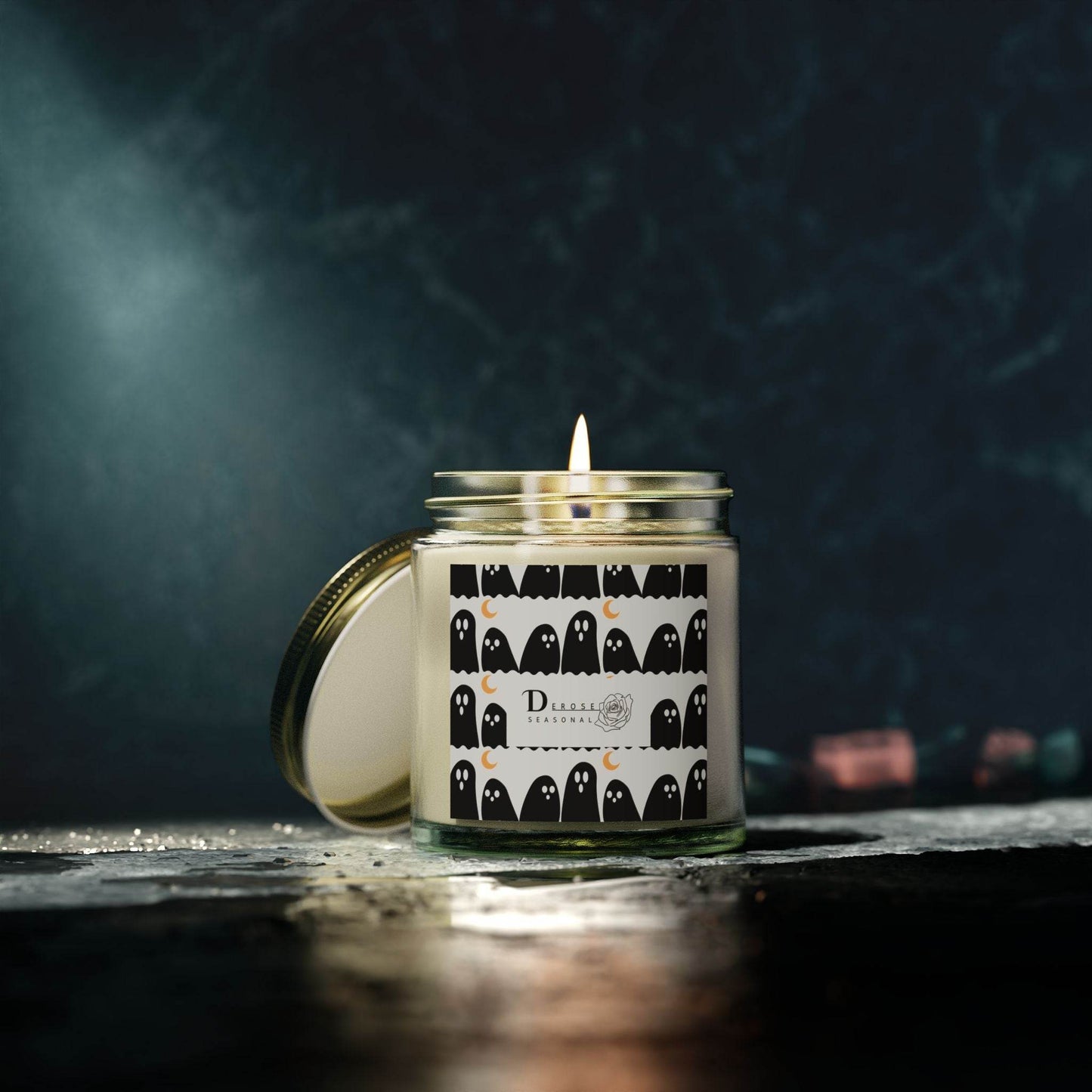 Scented Ghost Candles (4oz, 9oz) by DeRose - DeRose Seasonal