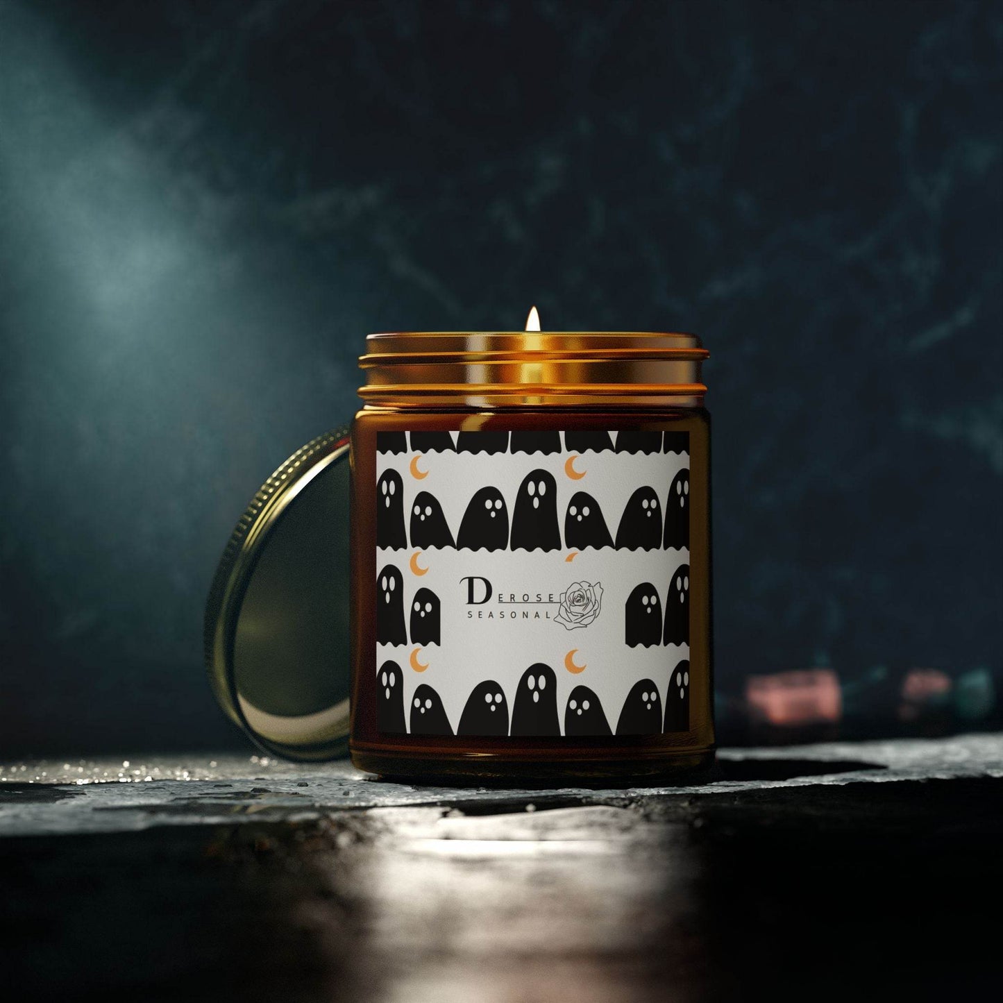 Scented Ghost Candles (4oz, 9oz) by DeRose - DeRose Seasonal