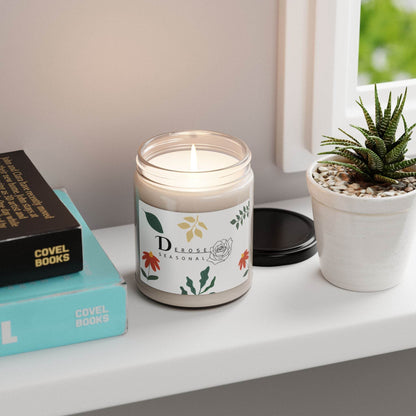 Scented Soy Candle, 9oz - DeRose Seasonal