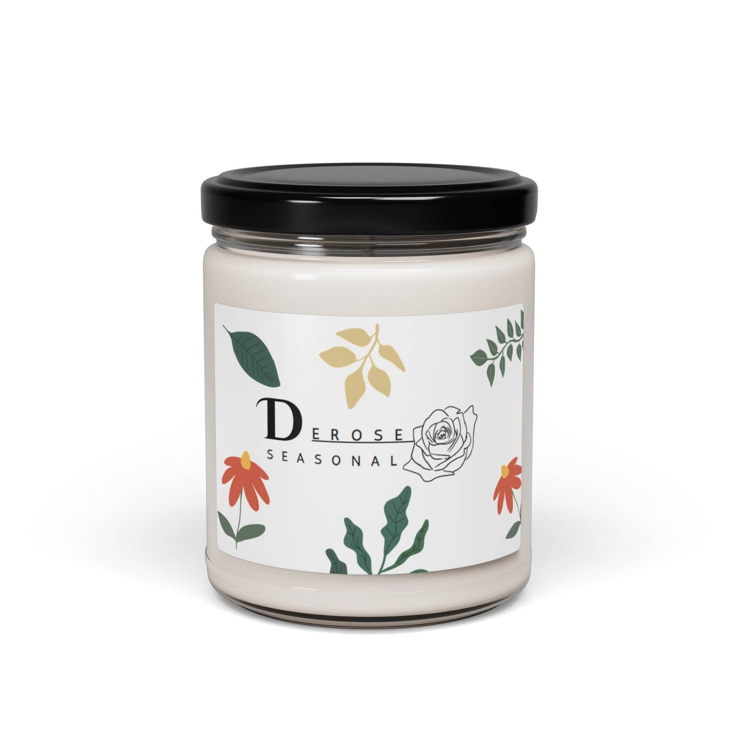 Scented Soy Candle, 9oz - DeRose Seasonal