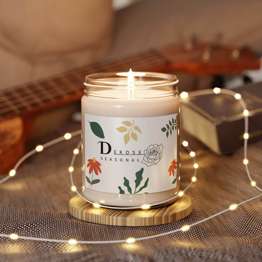 Scented Soy Candle, 9oz - DeRose Seasonal