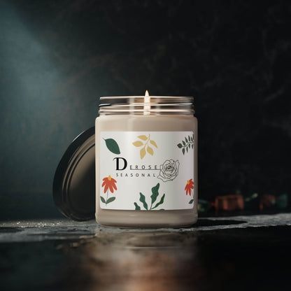 Scented Soy Candle, 9oz - DeRose Seasonal
