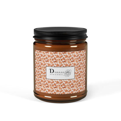 Scented Soy Candle (Multi-Size, Amber Jar) - DeRose Seasonal