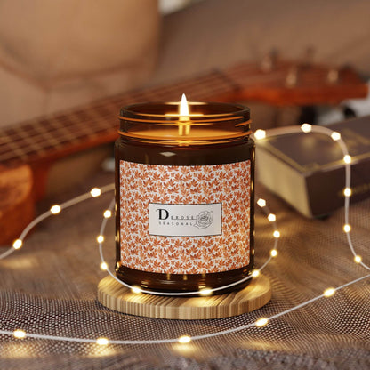 Scented Soy Candle (Multi-Size, Amber Jar) - DeRose Seasonal