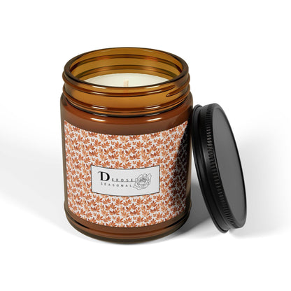 Scented Soy Candle (Multi-Size, Amber Jar) - DeRose Seasonal