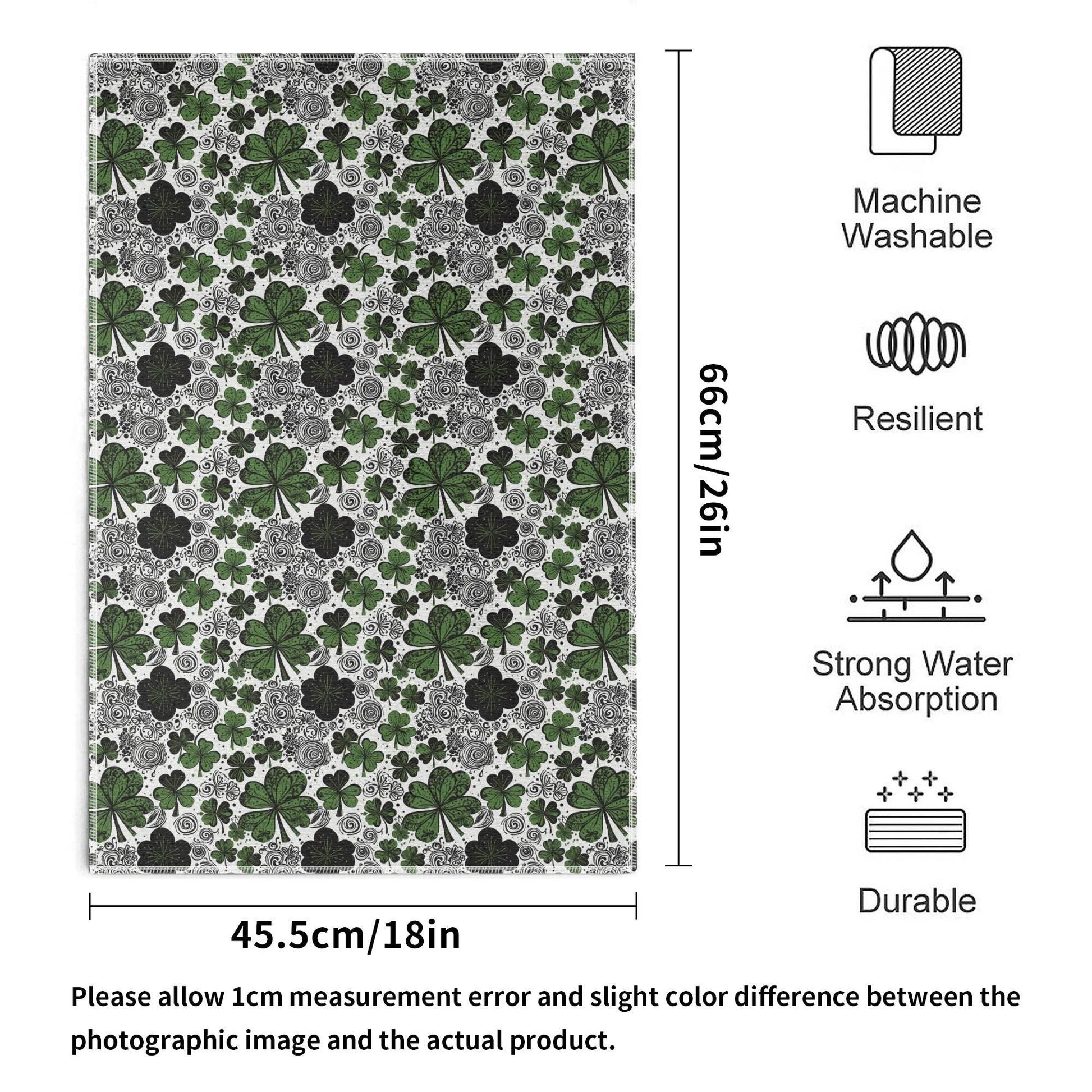 Scribble Clover Hand Towels (6 Pcs) - DeRose Seasonal