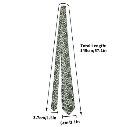 Scribble Clover Men's Necktie - DeRose Seasonal