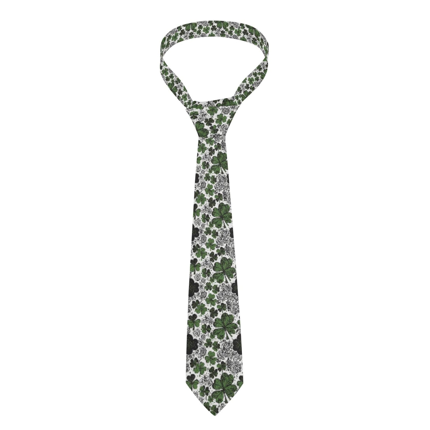 Scribble Clover Men's Necktie - DeRose Seasonal