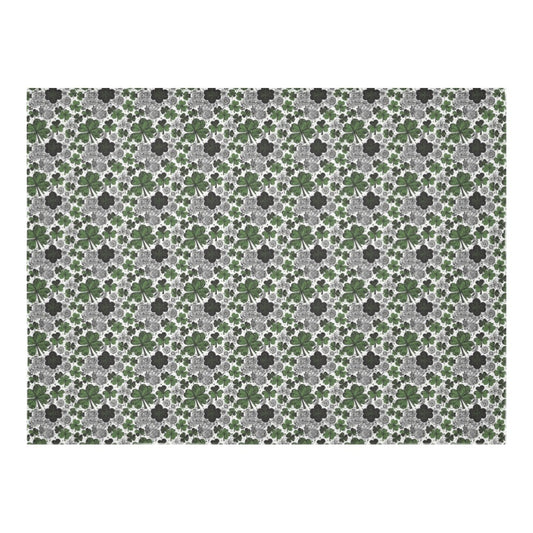 Scribble Clover Polyester Tablecloth Polyester Tablecloth 70"x 52" DeRose Seasonal
