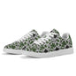 Scribbled Clover Adult Lightweight Brand Low Top Leather Shoes - DeRose Seasonal