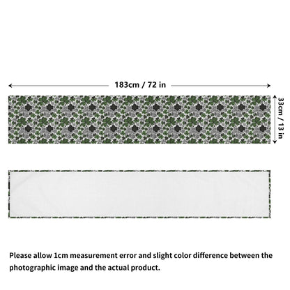 Scribbled Clover Polyester Table Runner - DeRose Seasonal