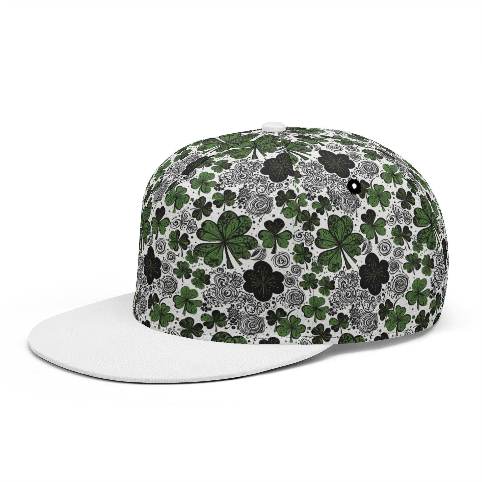 Scribbled Clover Unisex Classic Snapbacks - DeRose Seasonal