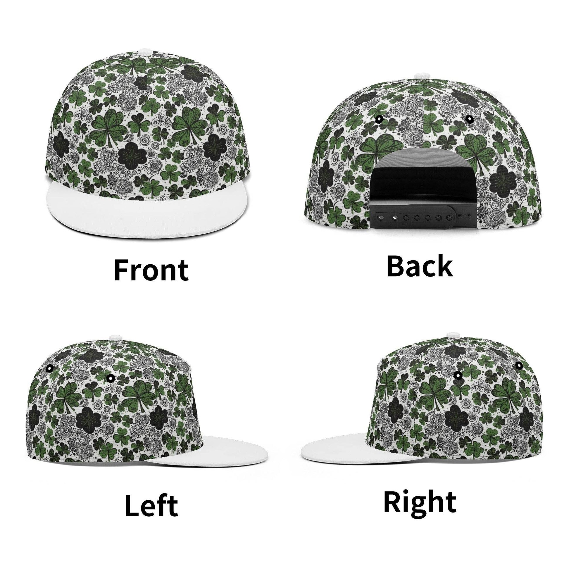 Scribbled Clover Unisex Classic Snapbacks - DeRose Seasonal