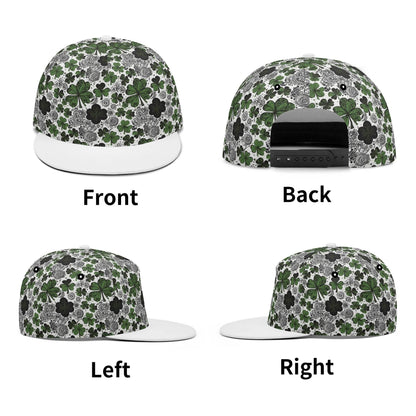 Scribbled Clover Unisex Classic Snapbacks - DeRose Seasonal