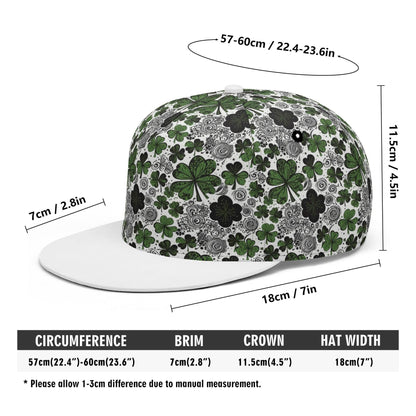 Scribbled Clover Unisex Classic Snapbacks - DeRose Seasonal