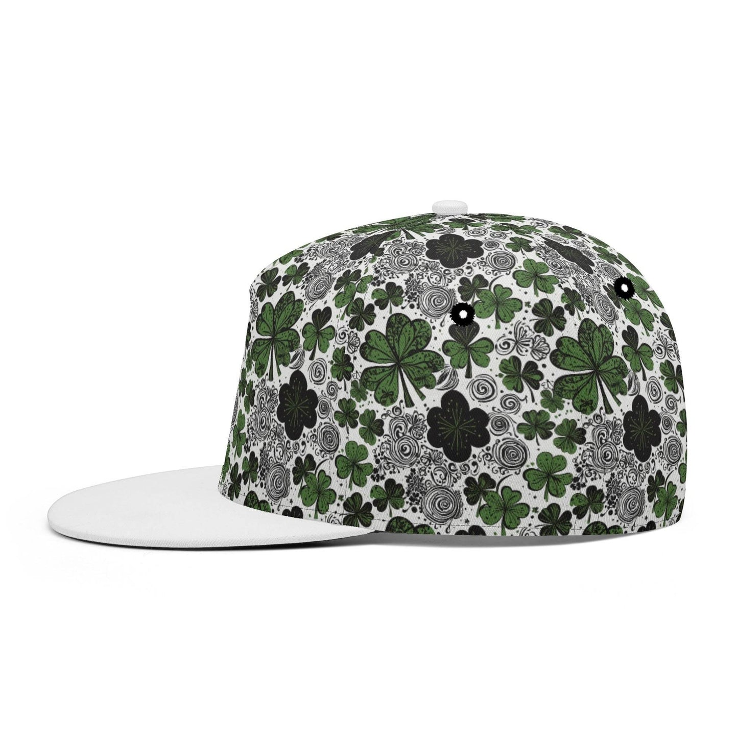 Scribbled Clover Unisex Classic Snapbacks - DeRose Seasonal