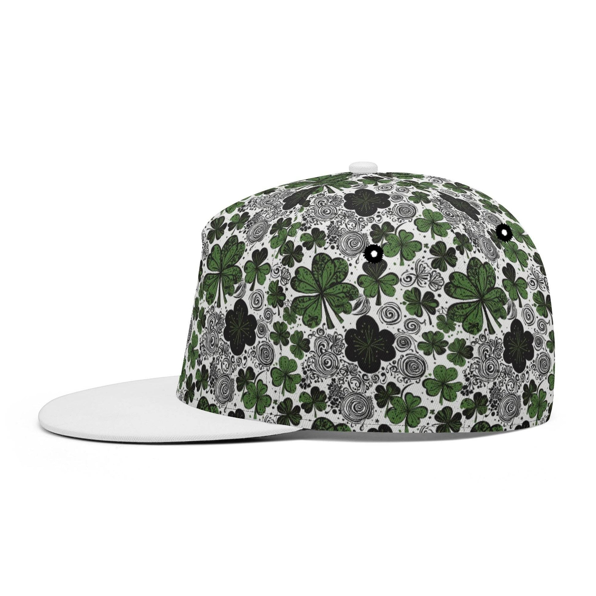 Scribbled Clover Unisex Classic Snapbacks - DeRose Seasonal