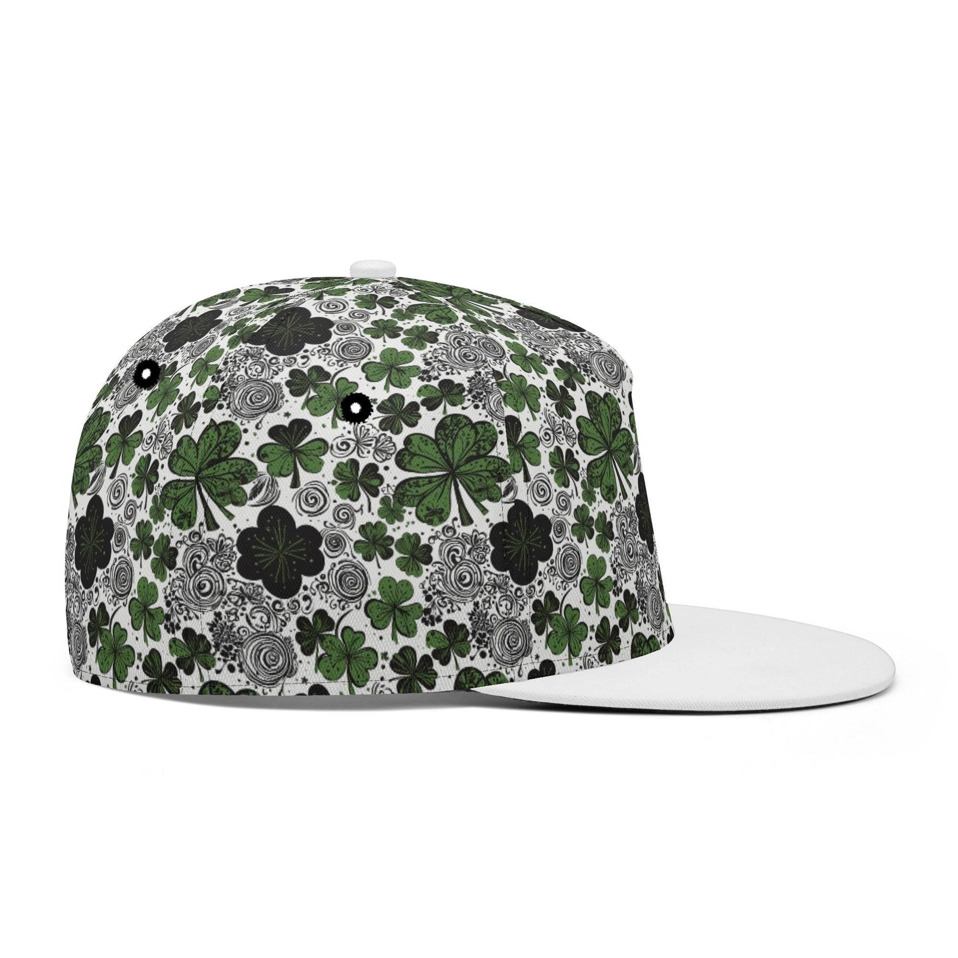 Scribbled Clover Unisex Classic Snapbacks - DeRose Seasonal
