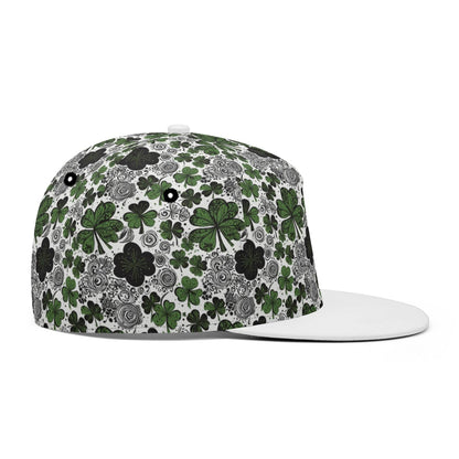 Scribbled Clover Unisex Classic Snapbacks - DeRose Seasonal