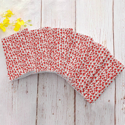 Scribbled Hearts Hand Towels (6 Pcs) - DeRose Seasonal