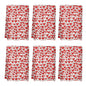 Scribbled Hearts Hand Towels (6 Pcs) - DeRose Seasonal