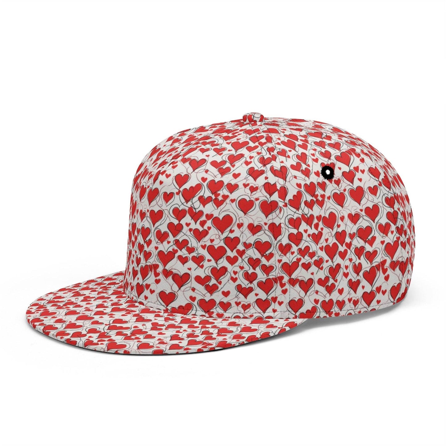 Scribbled Hearts Unisex Classic Snapbacks - DeRose Seasonal