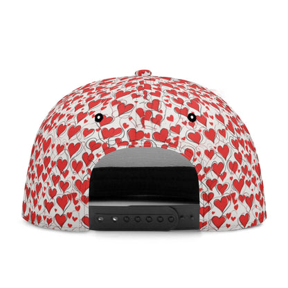 Scribbled Hearts Unisex Classic Snapbacks - DeRose Seasonal