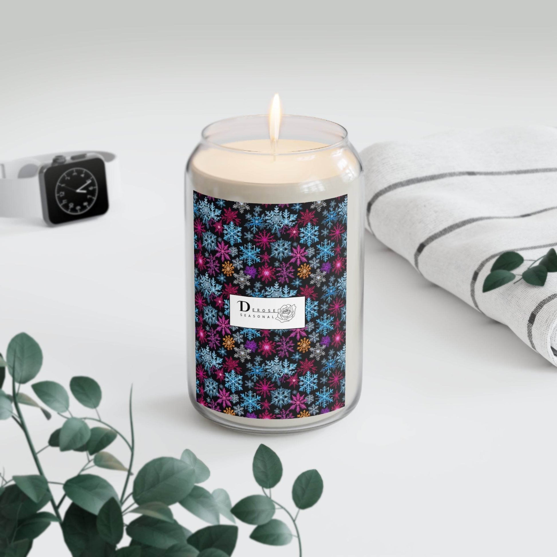 Seasonal Scented Candle - 13.75oz Aromatic Decor - DeRose Seasonal