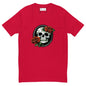 Short Sleeve Skull and Rose Form Fitting T-shirt - DeathDrip Branding - DeRose Seasonal