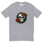 Short Sleeve Skull and Rose Form Fitting T-shirt - DeathDrip Branding - DeRose Seasonal