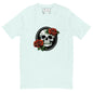 Short Sleeve Skull and Rose Form Fitting T-shirt - DeathDrip Branding - DeRose Seasonal