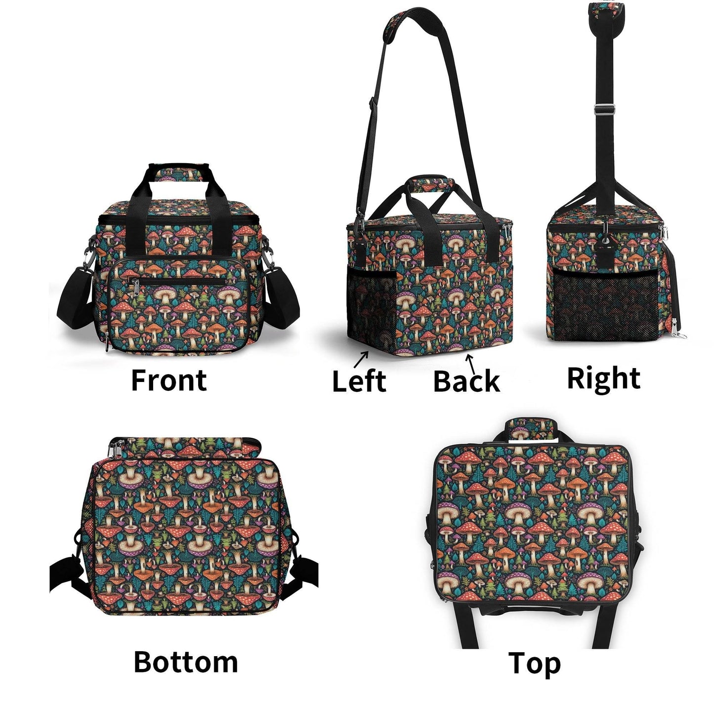 Shroomy Insulated Leakproof Cooler Bag Lunch Box - DeRose Seasonal