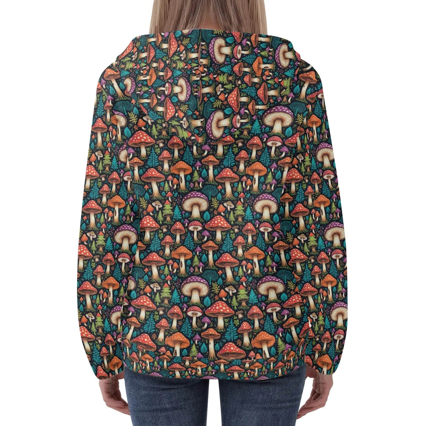 Shroomy Women's Lightweight Pullover Hoodie Sweatshirt - DeRose Seasonal