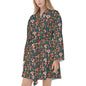 Shroomy Women's Short Bathrobe - DeRose Seasonal