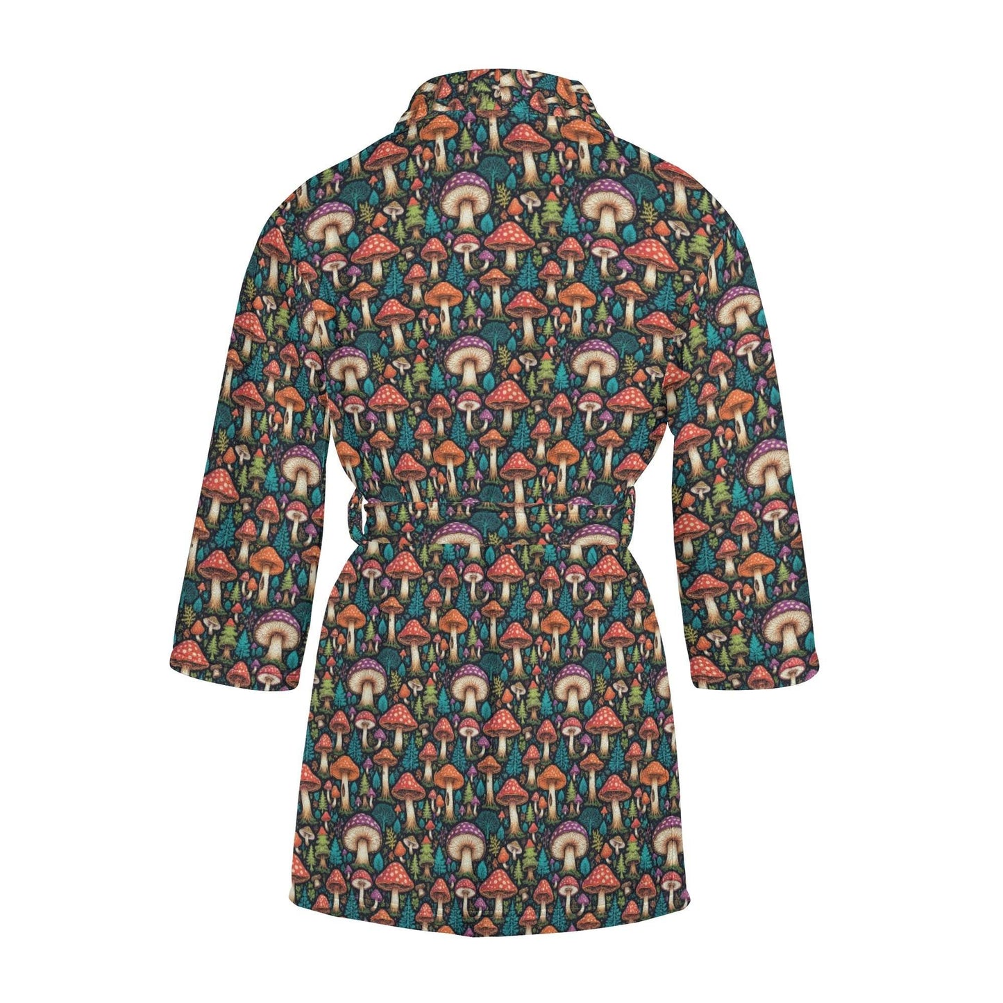 Shroomy Women's Short Bathrobe - DeRose Seasonal