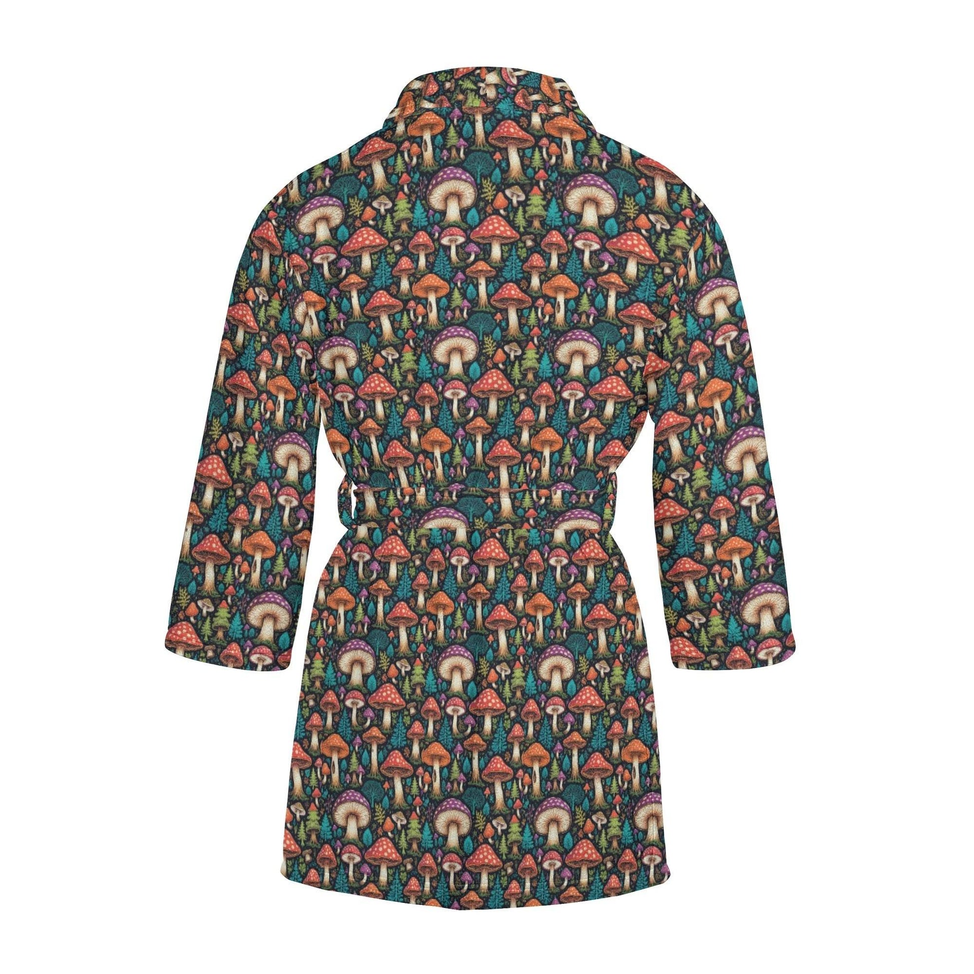 Shroomy Women's Short Bathrobe - DeRose Seasonal